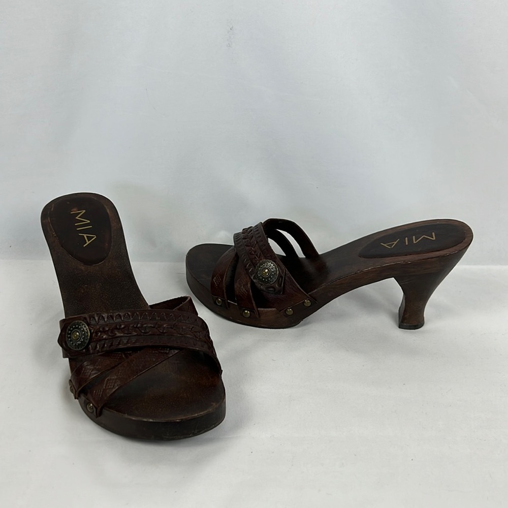 Mia Wooden sandals  size 7
